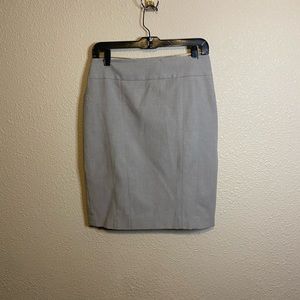 Express Pencil Midi Skirt Light Heather Grey Womens Size 10